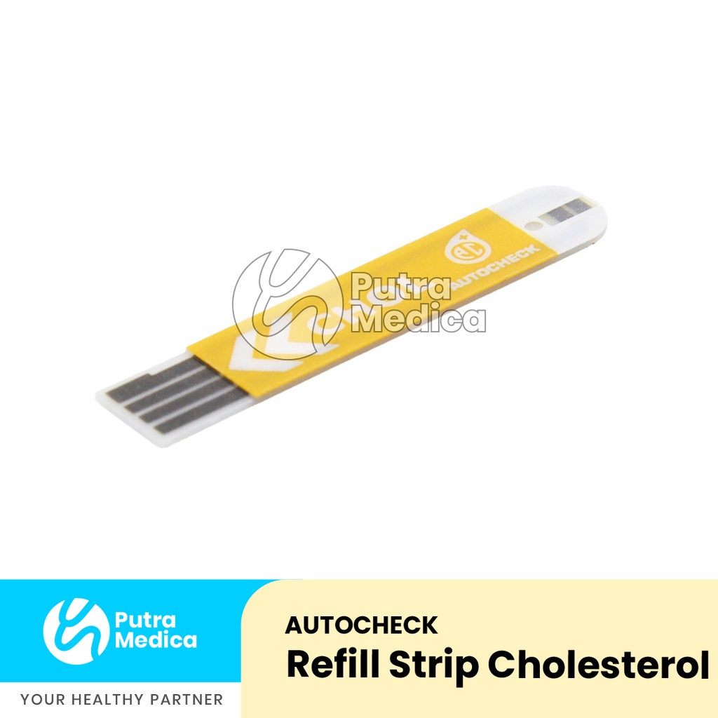 Autocheck Strip / Stik Cek Darah / Refill Test Gula Darah Kolesterol Asam Urat / Strips Glucose Cholesterol Urid Acid