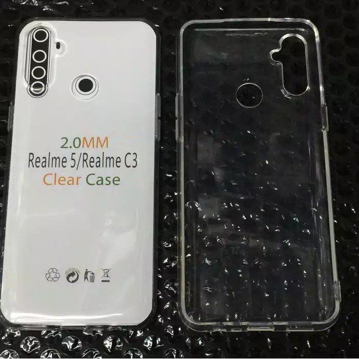 Case OPPO REALME 5 /5I/5S PREMIUM CLEAR SOFT CASE Bening Transparan Casing