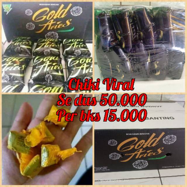 

COD CIKI VIRAL ARIES GOLD Makanan ringan