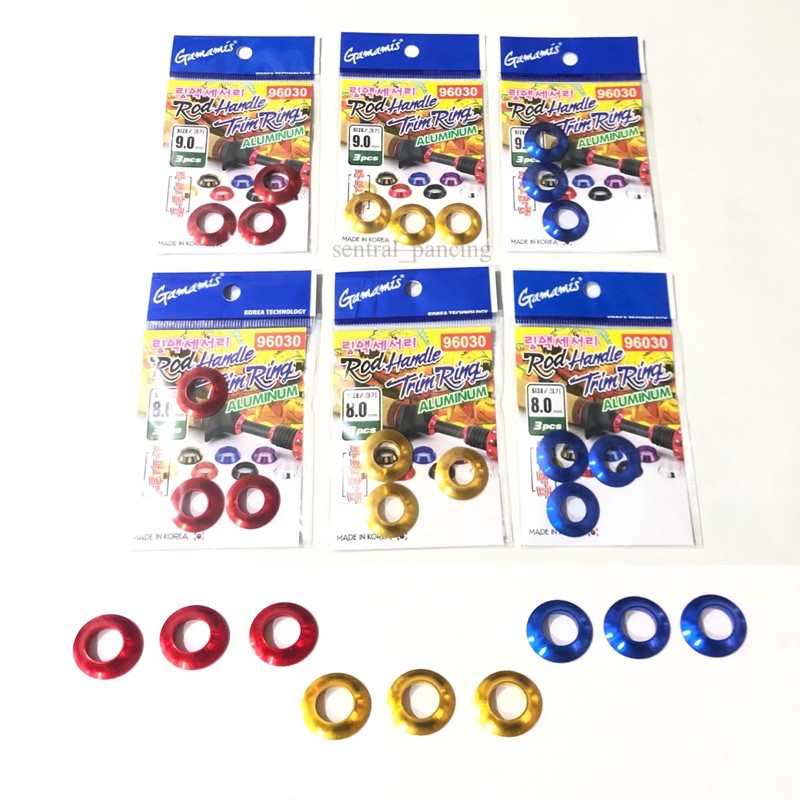 Winding Check Joran Aluminium / Rod Handle Trim Ring Gamamis
