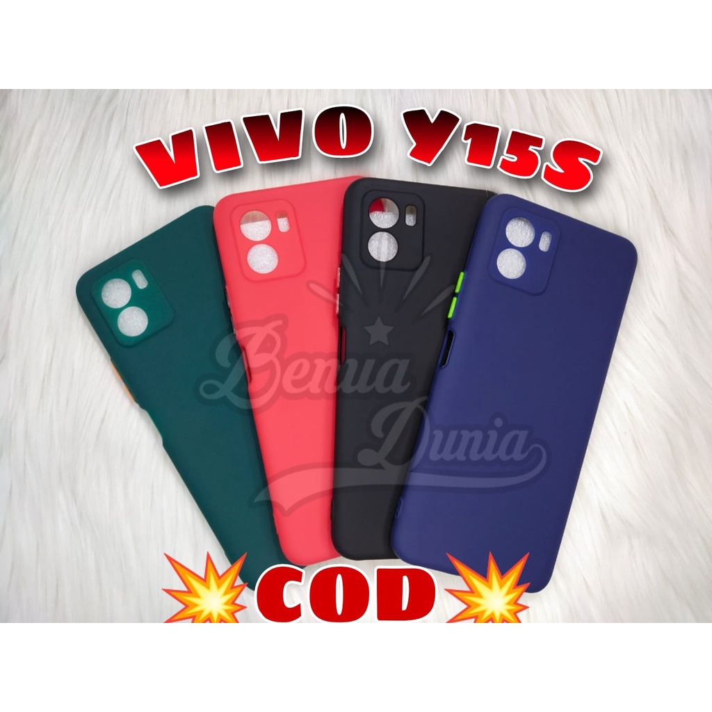 CASE VIVO Y21/Y21S/Y33 2021 -VIVO Y15S // SOFTCASE MACARON PROTECTION PELINDUNG KAMERA - BD