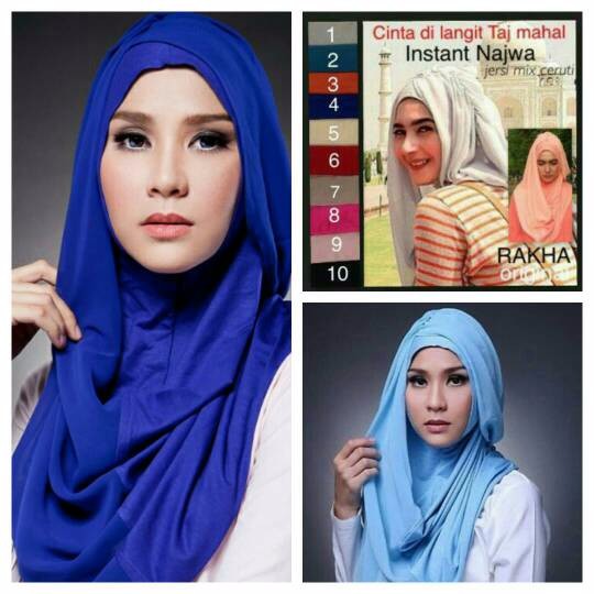 Jilbab Instan Najwa / Jilbab Najwa / khimar Najwa / Jilbab Nabila