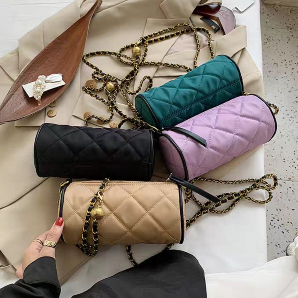Tas Selempang Wanita CC7336 Fashion Import Mini Sling Bag Shoulder Bag Tabung