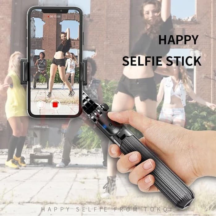 Trend-Gimbal Stabilizer Selfie Stick Tripod L08 For Smartphone