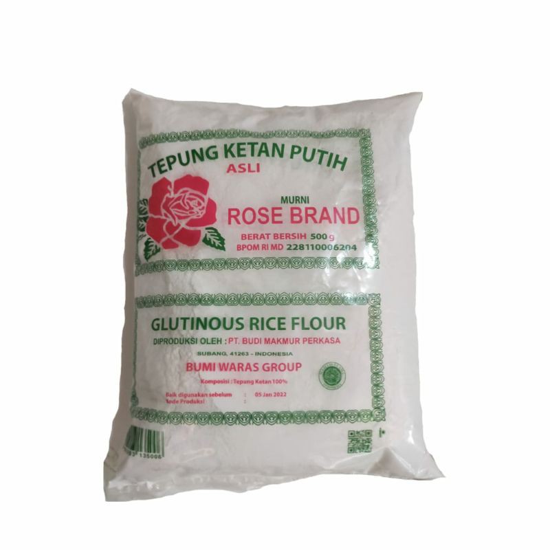 

TEPUNG ROSE BRAND KETAN PUTIH 500GR