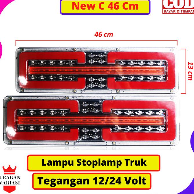 Lampu Variasi Stoplamp Stop Lamp Rem Belakang Mobil Truk 12/24 Volt