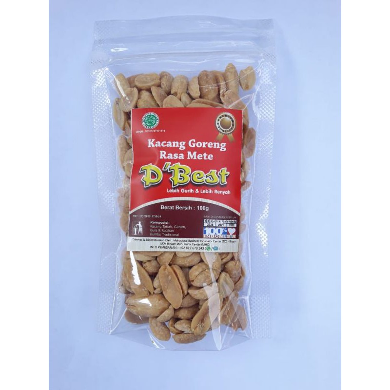 

KACANG GORENG RASA METE D BEST 100 Gram