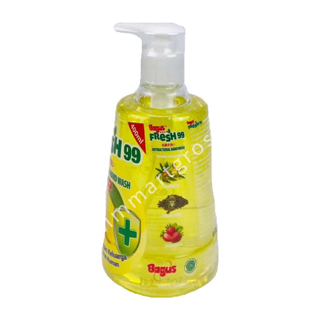 Bagus Fresh99 / Hand Wash Lemon / Sabun Cuci Tangan / 400ml