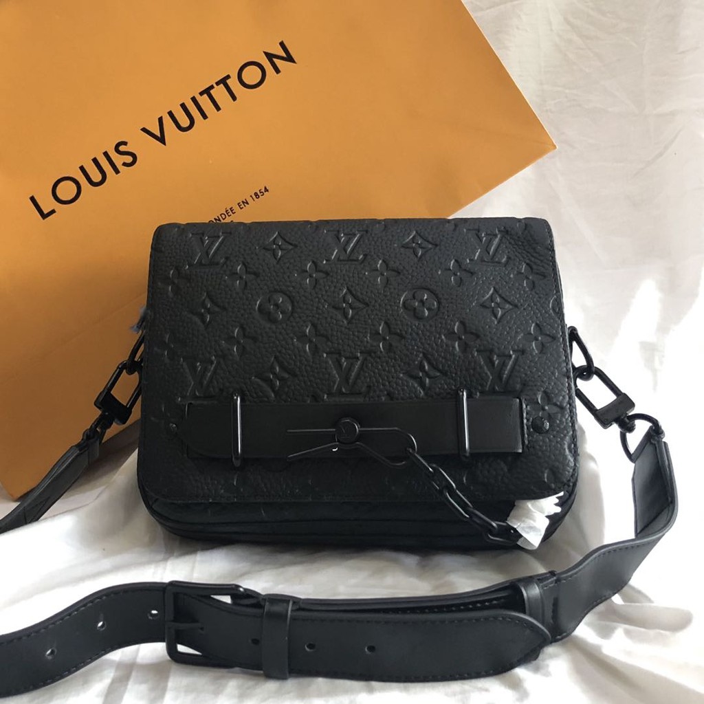 Tas Selempang LV / Sling Bag Monogram Emboss Asli Kulit Original Leather Premium LV Louis Vuitton