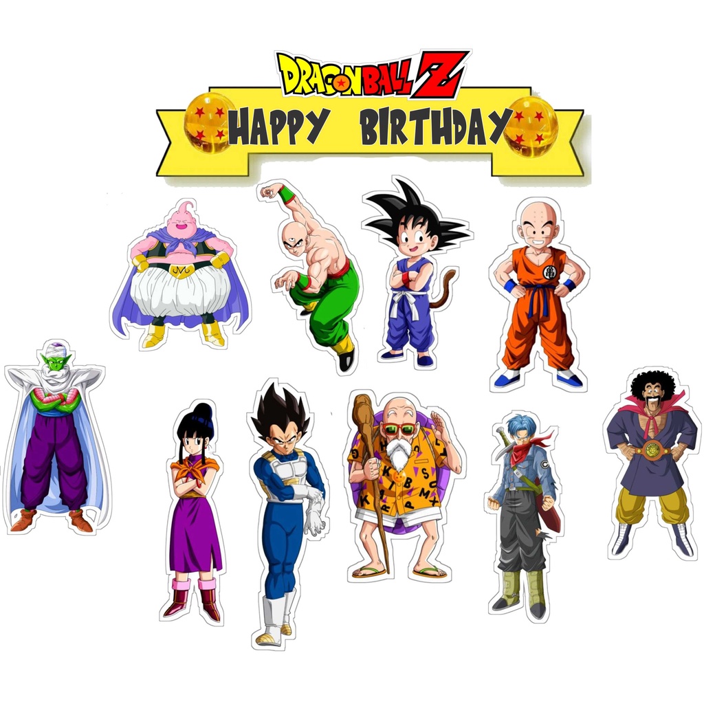 

TOPPER CAKE ULANG TAHUN / HIASAN KUE DRAGON BALL