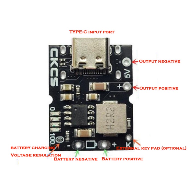 Mary Modul Power Supply Charger Baterai Lithium Booster 2A 5V