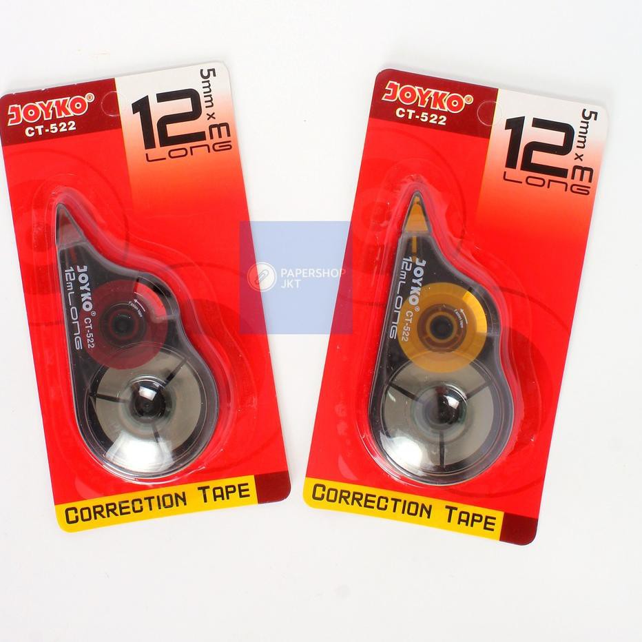 

SALEE! JUaL CEPAT Correction Tape Joyko CT-522 (5mmX12m)