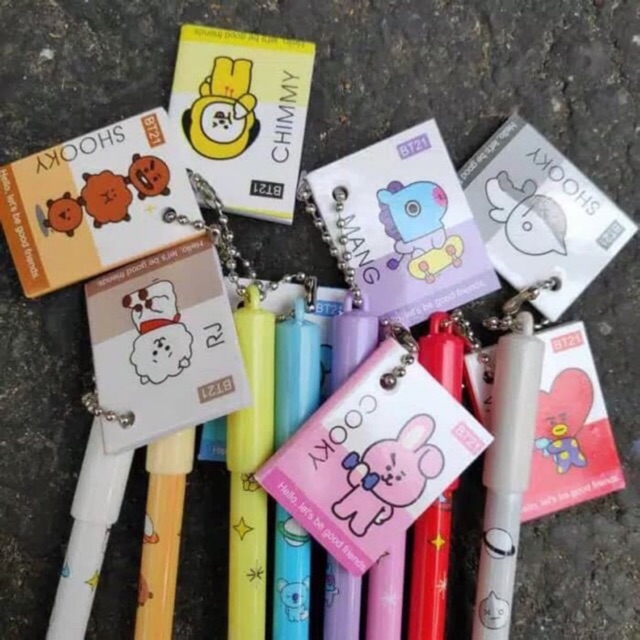 

Bolpen BTS Bentuk Karakter