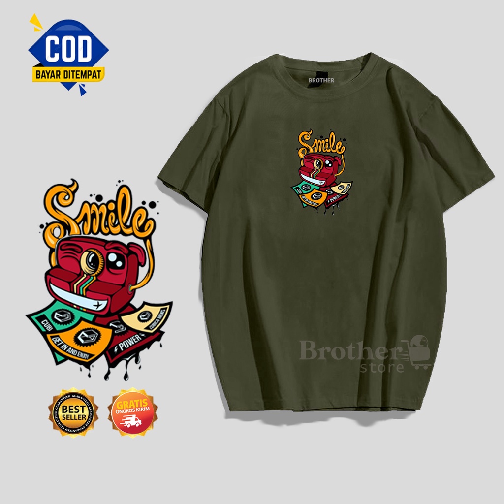 BROTHER STORE - Kaos Distro Pria - KAOS COWOK CEWEK - Kaos Kata Kata - ArticelSMLE Premium