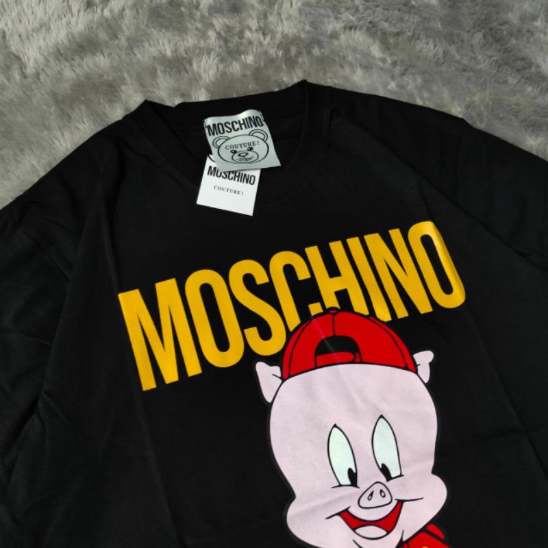 Kaos Tshirt Moschino Piggy Pig Tee Premium Hight Quality ( Bestseller )