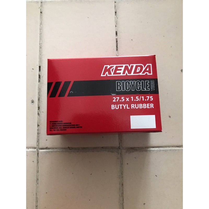 Tube ban dalam kenda 27.5 x 150 / 175 Fv cop kecil