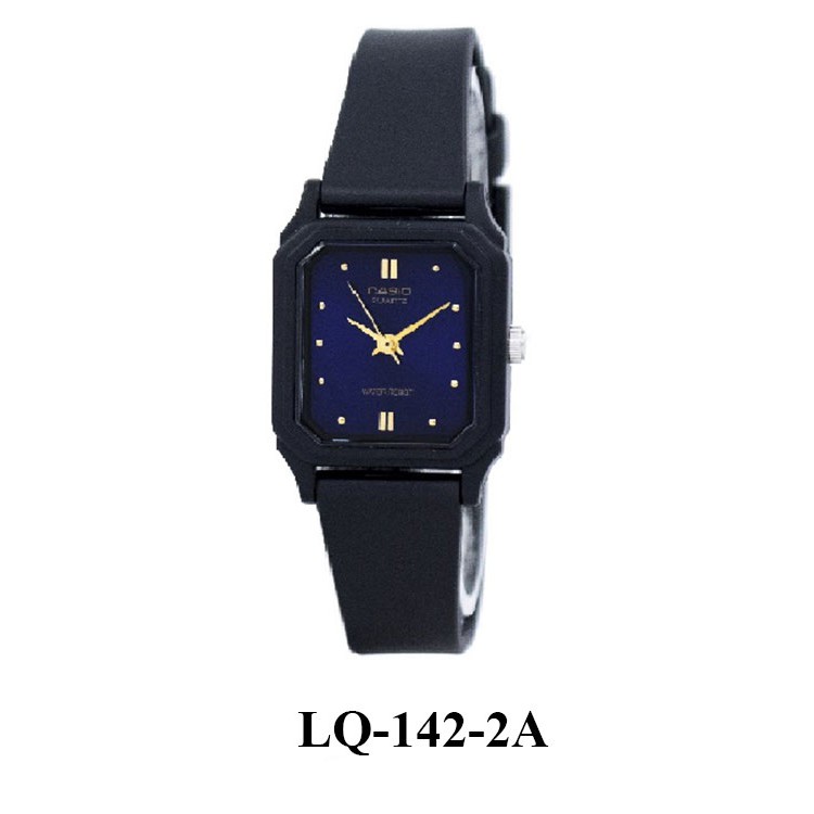 Casio Original LQ-142E Series (Jam tangan wanita - Analog - Karet) Tanpa Kotak Mika