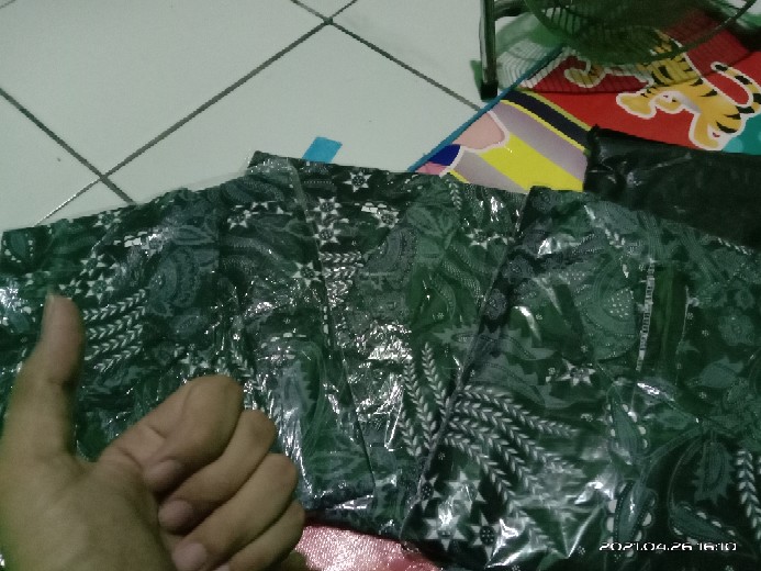 Kemeja Batik Keluarga Pria Lengan Panjang Kemeja Batik Pria Lengan Pendek Manggar Pakde Batik