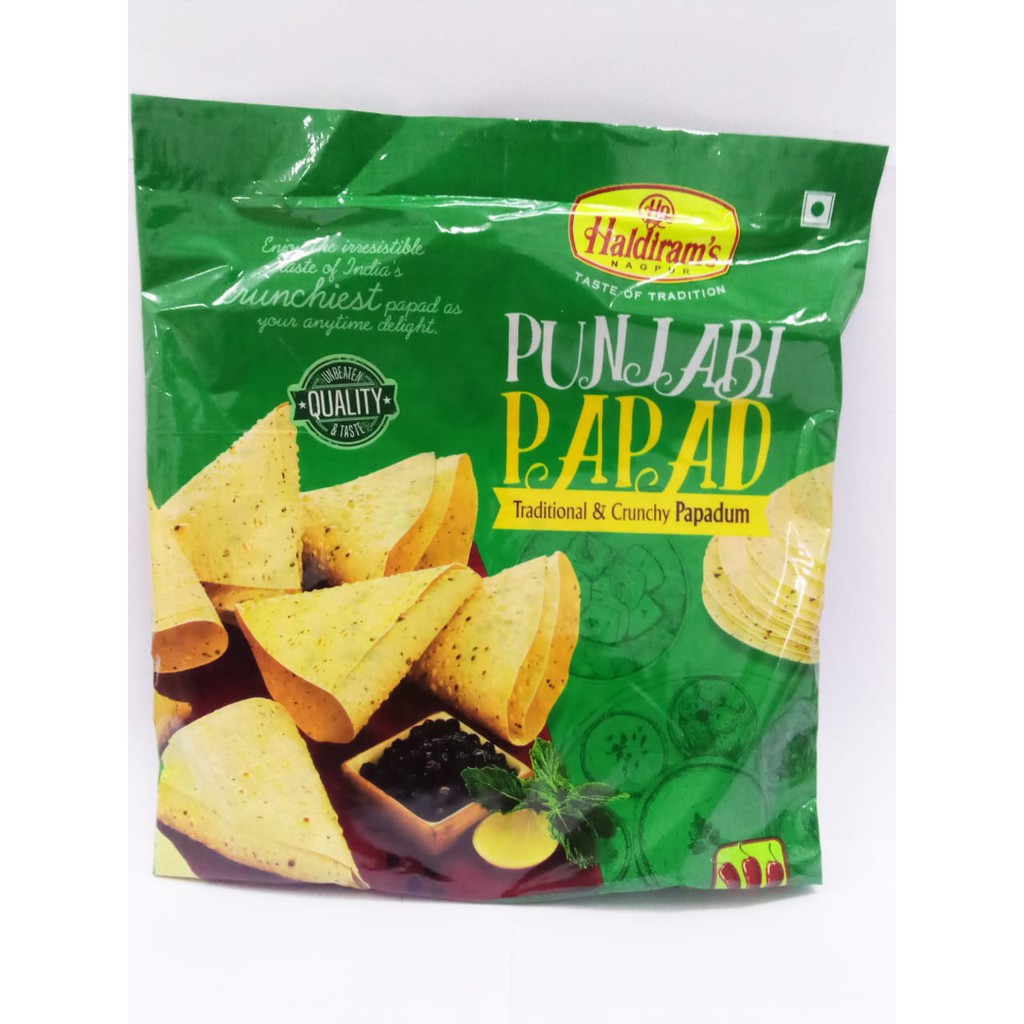 

HALDIRAMS PUNJABI PAPAD 200GM