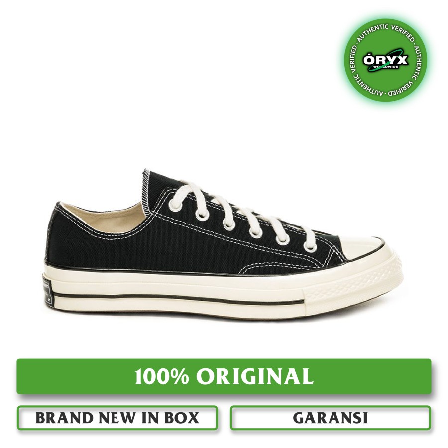 Converse 70s Low Ox Black / White / Egret (162058C) 100% ORIGINAL