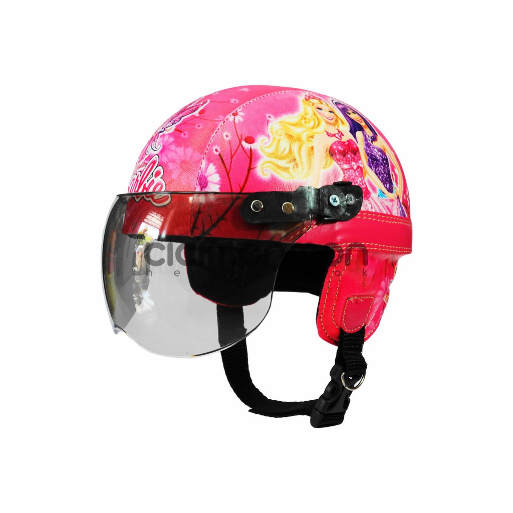 SPECIAL Helm Anak Retro Barbie