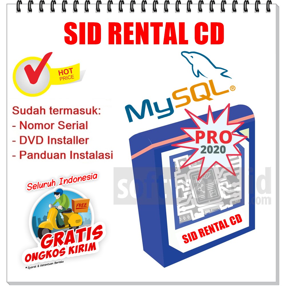 SOFTWARE SID TENTAL CD - VCD - DVD