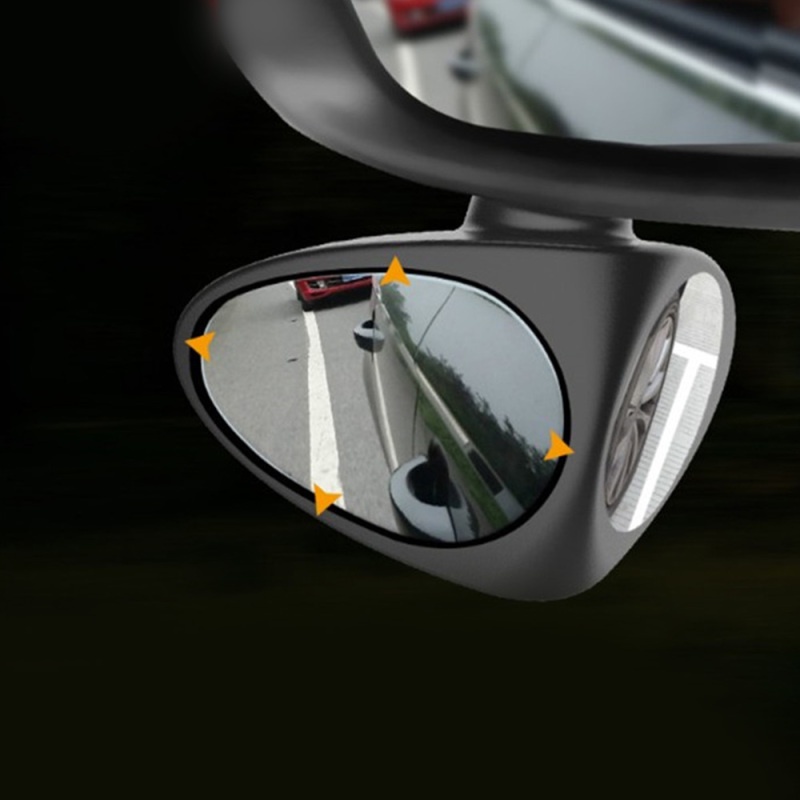 SPION 2 SISI KANAN Kaca Spion Tambahan Mobil Cembung 2 Sisi Tempel Anti Blind Spot Sebelah Kanan