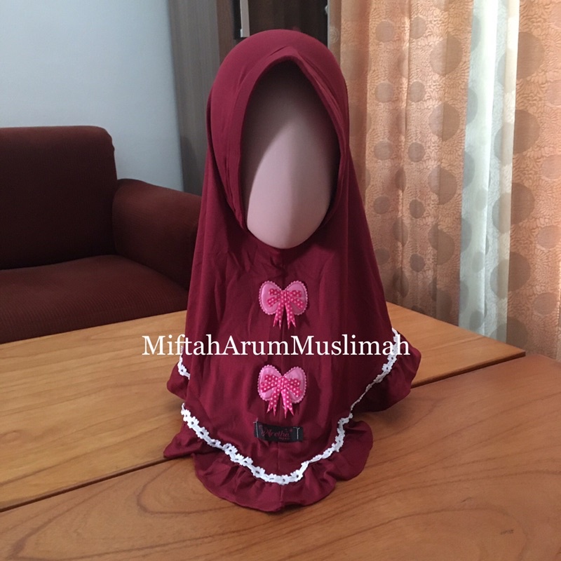 Jilbab Hijab Anak free Masker