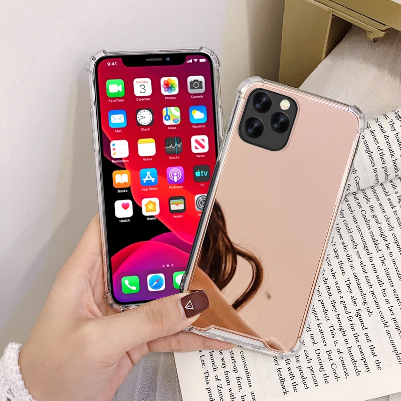 Soft case Bahan Akrilik Anti Jatuh Untuk iphone 13 Pro Max 12 11 Pro Max X XR XS Max 7 8 6 6s Plus