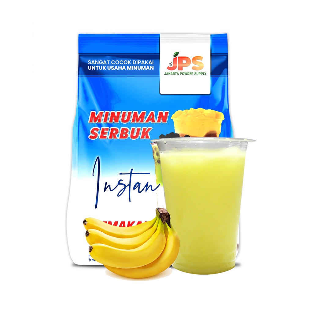 

JPS Banana Mix Serbuk Powder Bubuk Minuman 1 Kg