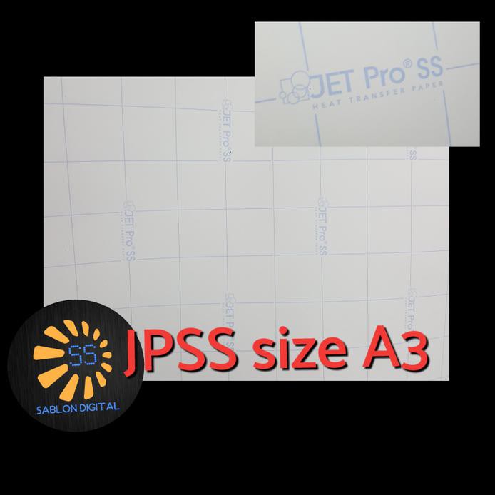 

Jpss Size A3 Transfer Paper Jet Pro Ss