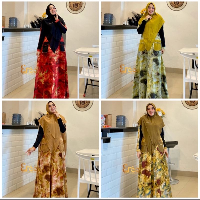 dellavina series by erce /erce production /set syari /gamissyari /gamis ori /gamis branded