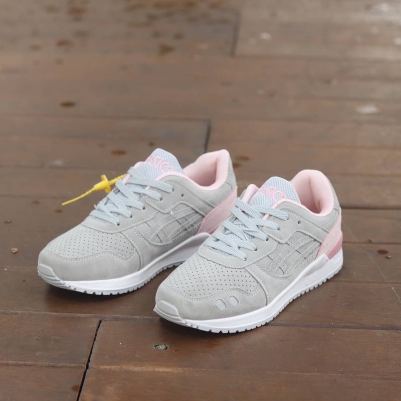 SEPATU SNEAKER CASUAL DAN OLAHRAGA KUALITAS PREMIUM IMPORT-Abu peach