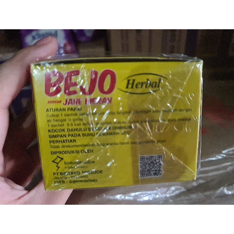 

Bejo Jahe Merah 1 box ( isi 12 sachet )