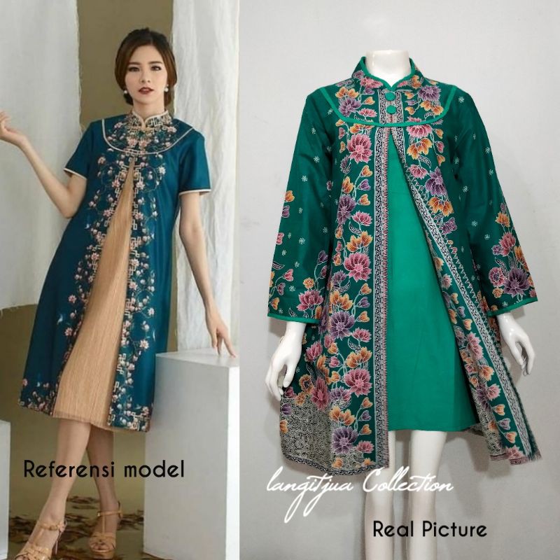 CIBULAN DRESS BATIK PIAS GLENCA STYLE KRAH SHANGHAI