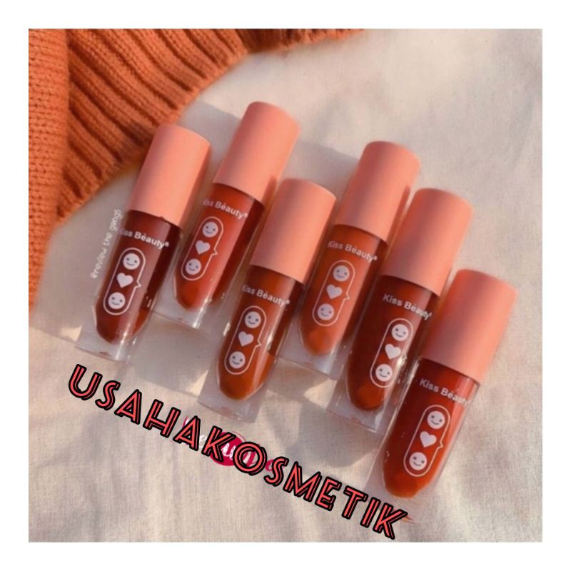 [HARGA/PER6PCS]LIP GLOSS SILKY VELVET KISS BEAUTYNO.70256-03