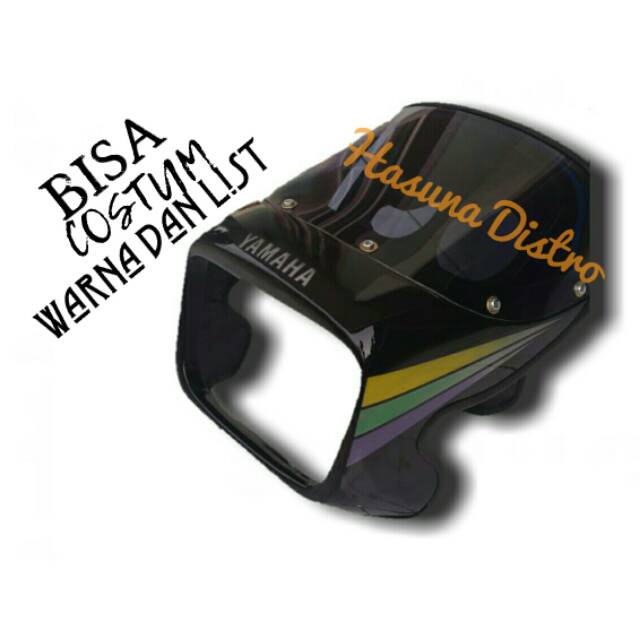 Batok lampu oval atau krodong lampu bentuk oval motor yamaha rx king rx spesial