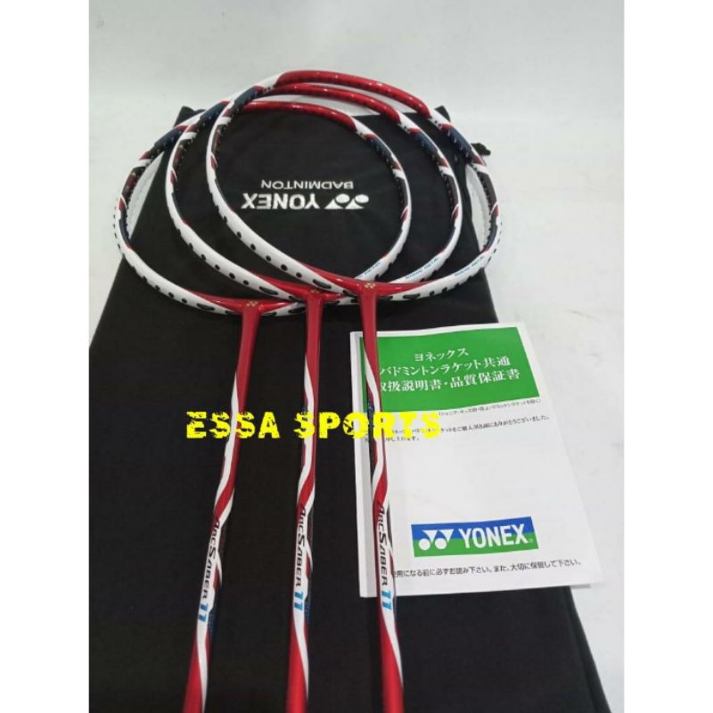 RAKET YONEX ARCSABER 11 JP CODE FREE SENAR GRIP DAN ONGKOS PASANG