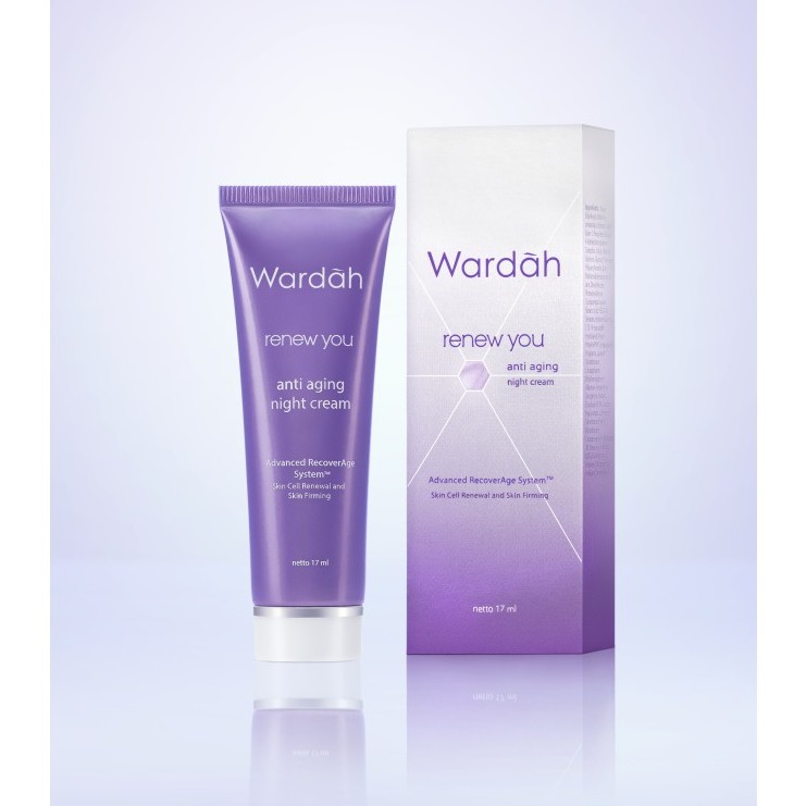 Wardah Renew You Anti Aging Night Cream 17 ml/WARDAH/CREAM MALAM