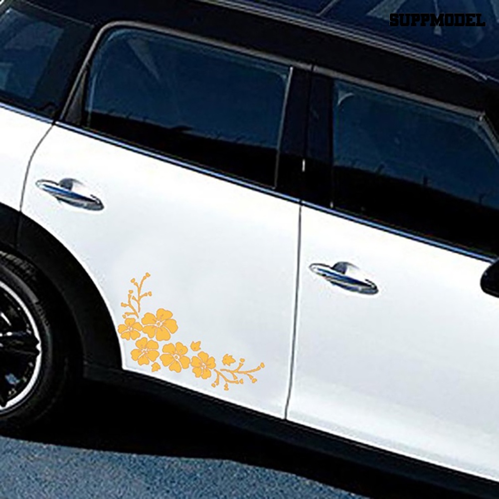 Stiker Reflektif Motif Bunga Untuk Body / Kap Mobil