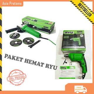 NEW PAKET RYU,MESIN BOR TANGAN BOLAK BALIK 10MM DAN