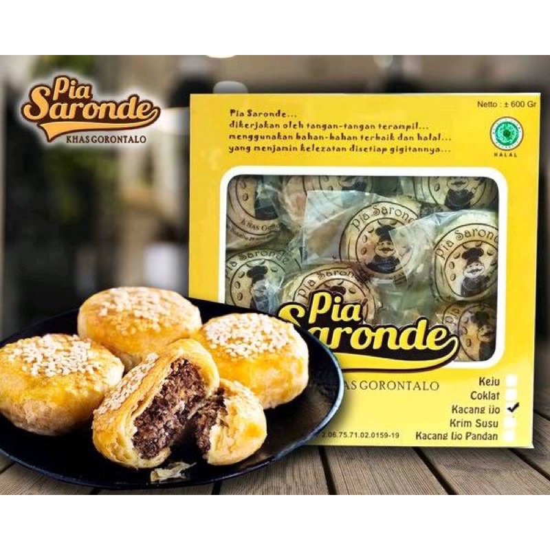 Pia Saronde khas Gorontalo (ukuran Reguler/ besar)