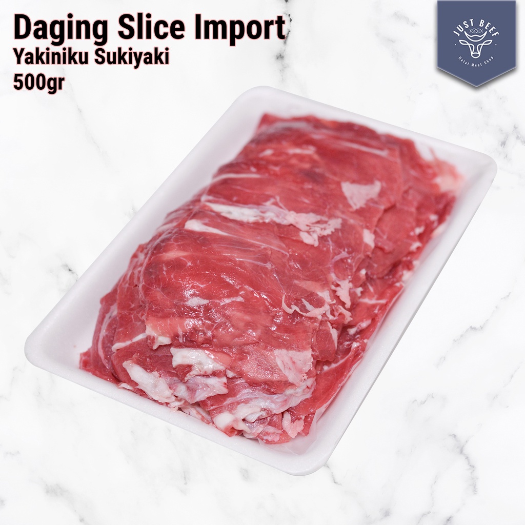 

Daging Sliced Import - Yakiniku Sukiyaki Sliced 500 gr