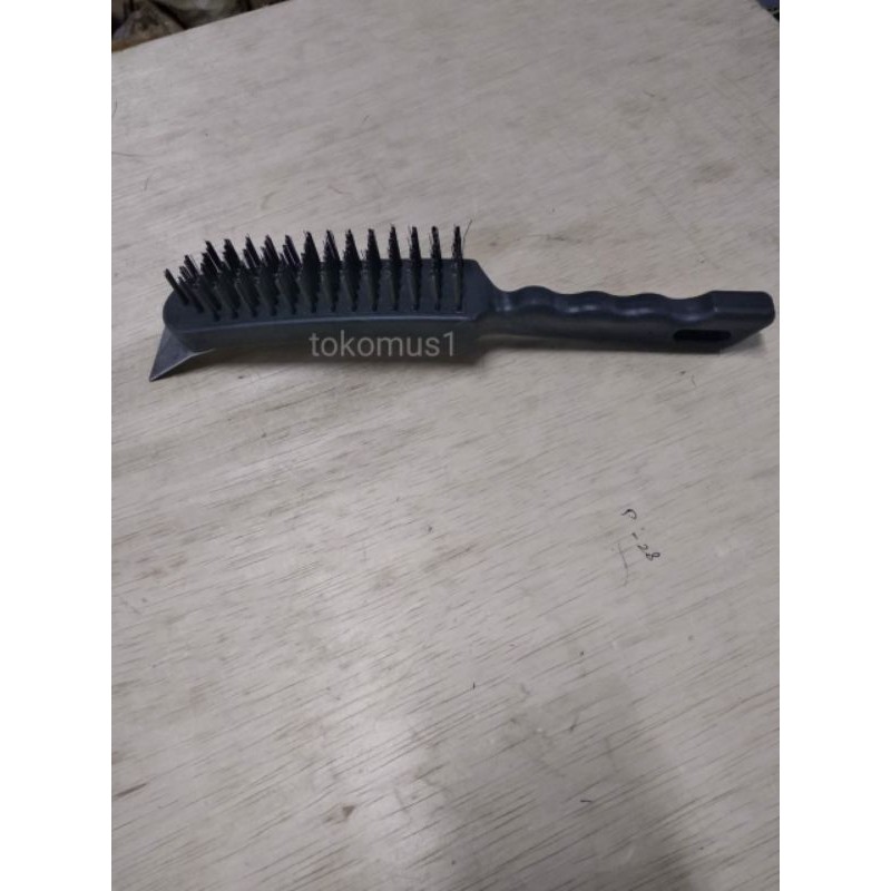 SIKAT BAJA GAGANG FIBER /WIRE GRILL BRUSH SIKAT KAWAT KAPE -OSIRIS