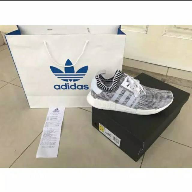 Adidas NMD R1 Prime Knit GLITCH Camo Whiet Black