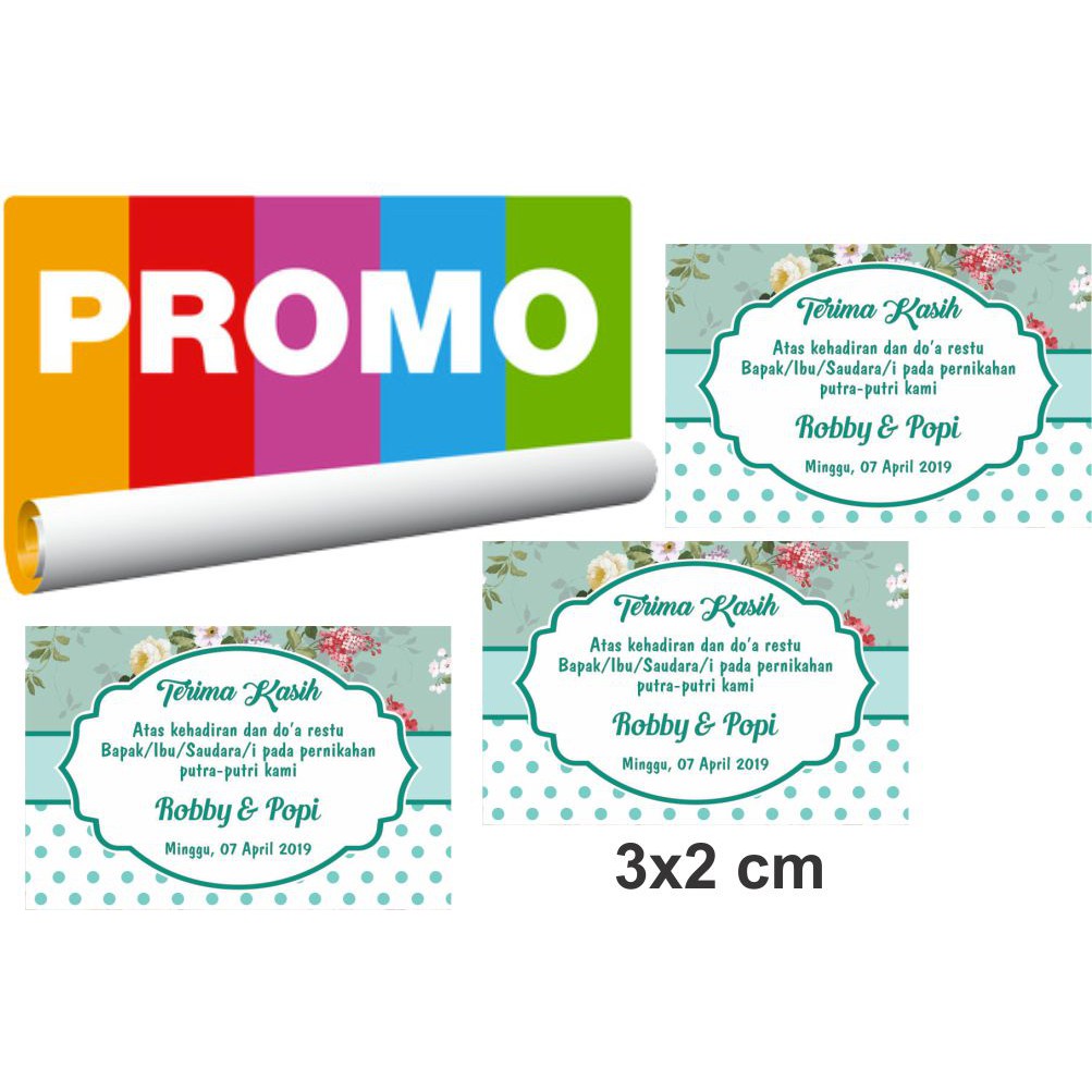 

Label Ucapan Terima Kasih Terlaris Murah CEPAT