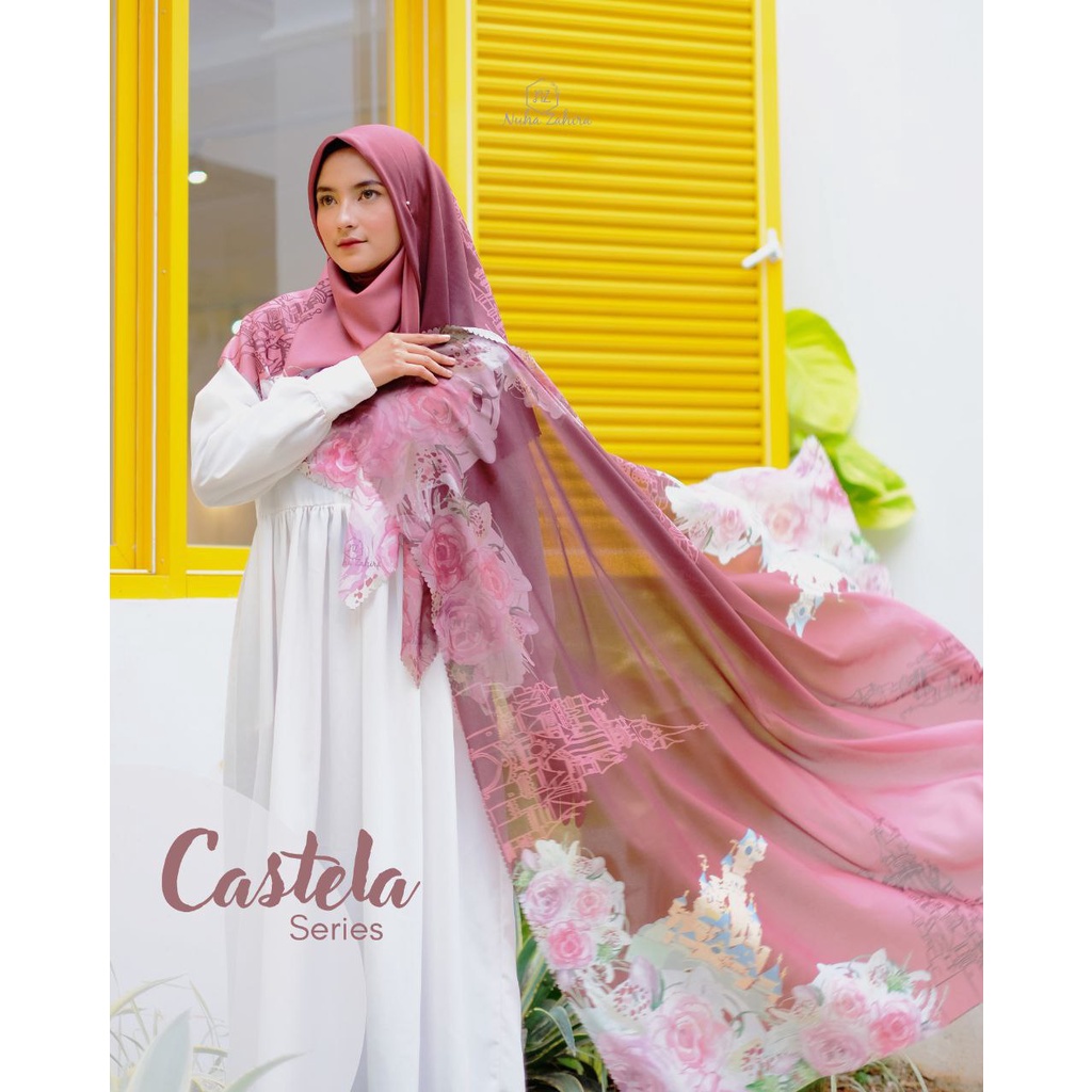 NUHAZAHIRA-segiempat castela voal | bahan ultrafine