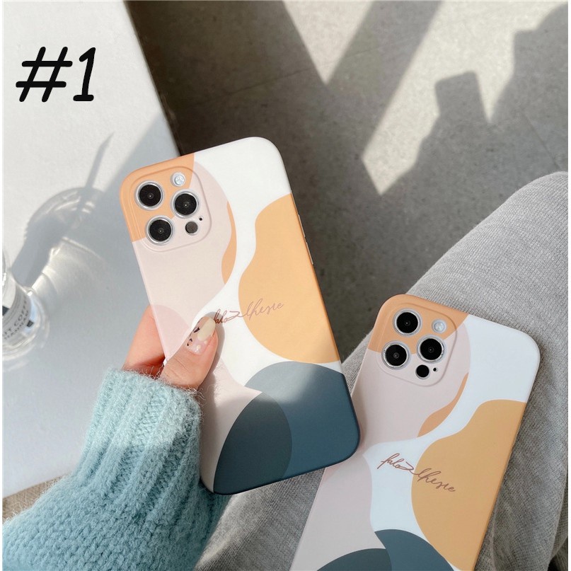 Morandi Case for Huawei Y6 Pro 2019 Y6P Y7A Nova 5T Nova7i Nova3i INS Fashion Trend Morandis Color Graffiti Abstract Silicone Phone Cover BY