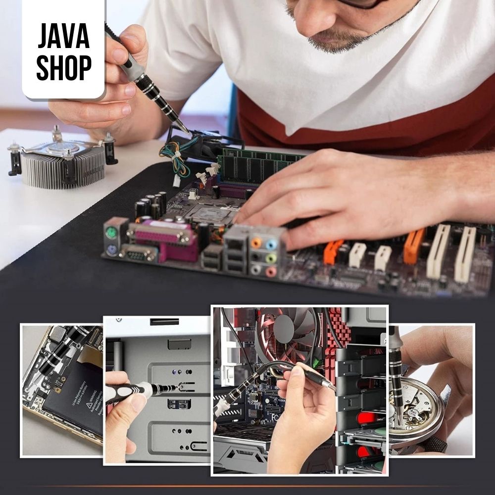 JAVASHOP Obeng Set 115 in 1 Reparasi Hp Laptop Komputer Smartphone