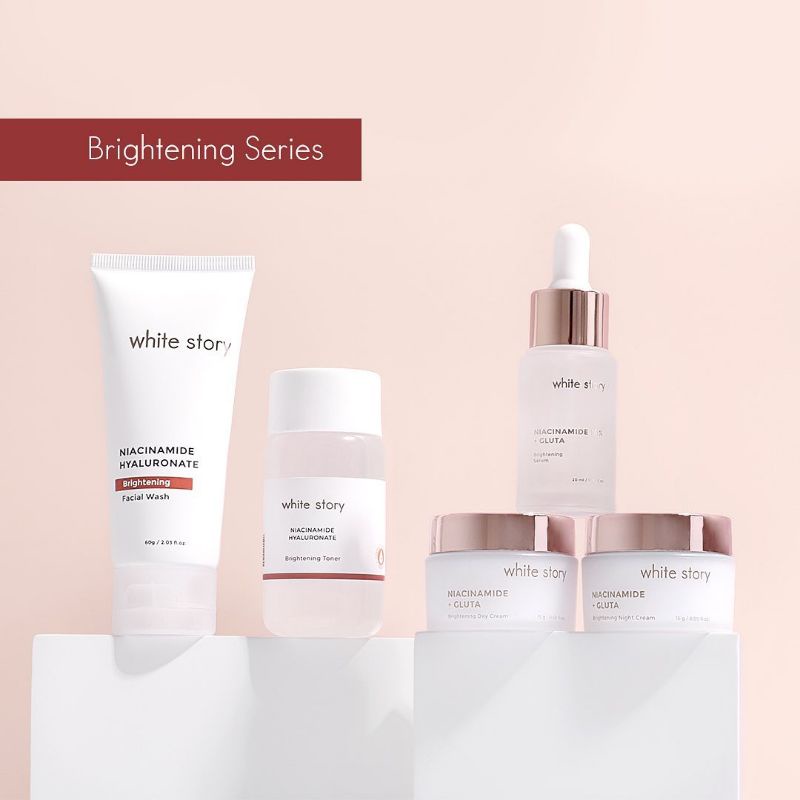 White Story Paket Wajah Brightening & Serum
